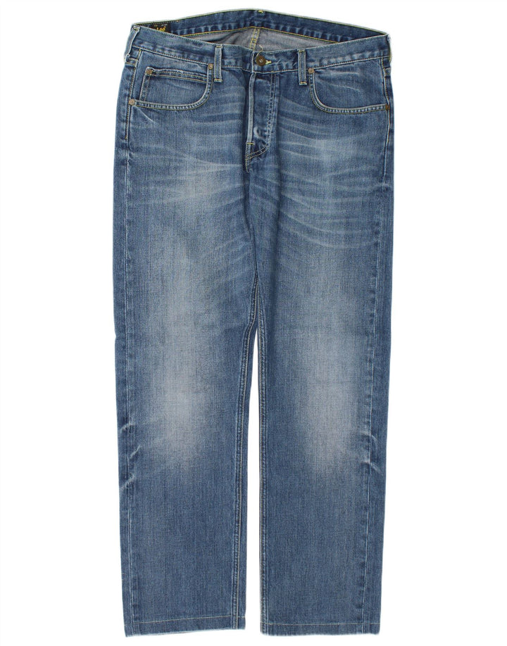 Lee Mens Blake Straight Jeans W34 L30 Plavi pamuk