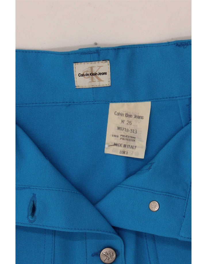 Calvin Klein ženska mini suknja W26 mali plavi poliester