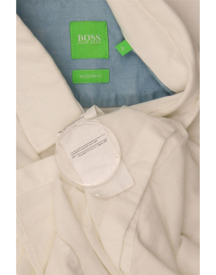 Hugo Boss muška moderna košulja XL bijeli pamuk