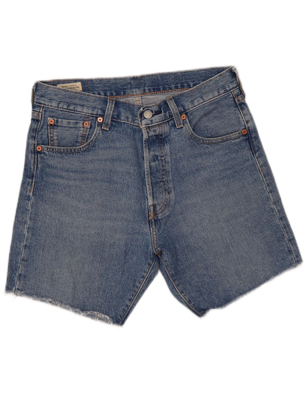 Levi's muške 501 traper kratke hlače W30 srednje plavi pamuk