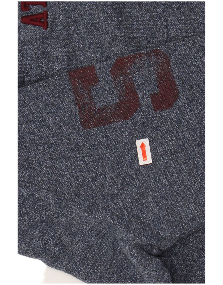 SUPERDRY muška polo majica dugih rukava s grafičkim motivima, mala tamnoplava pamuk