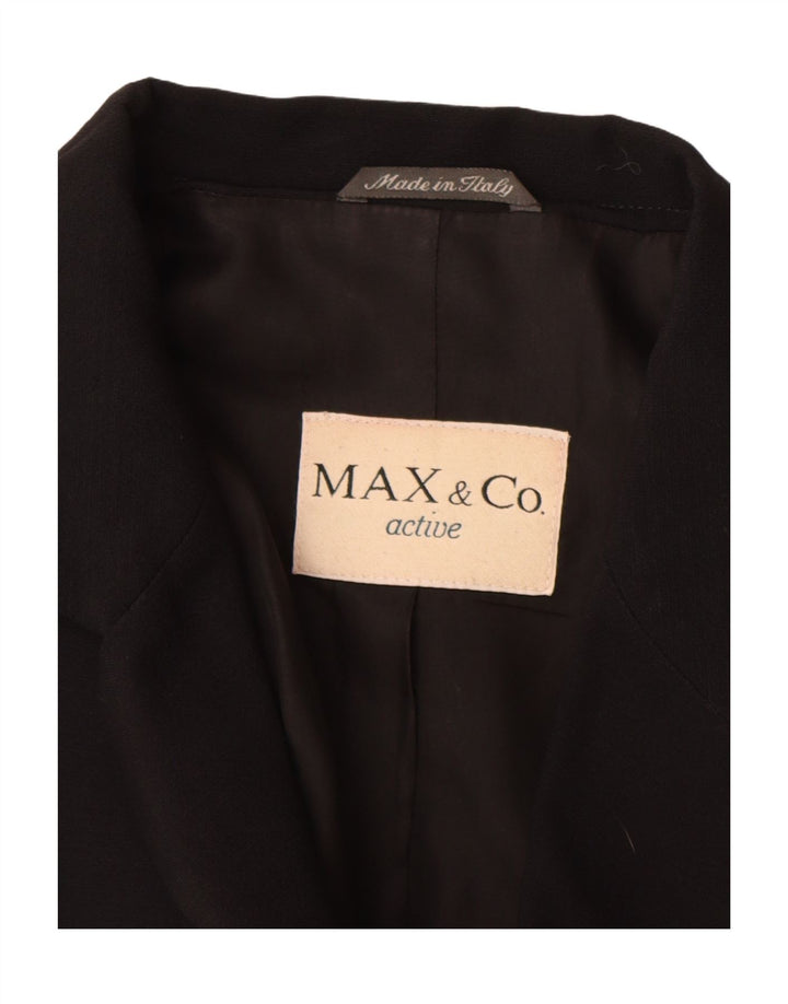 Max & Co. Ženski kaput UK 12 srednje crne vune