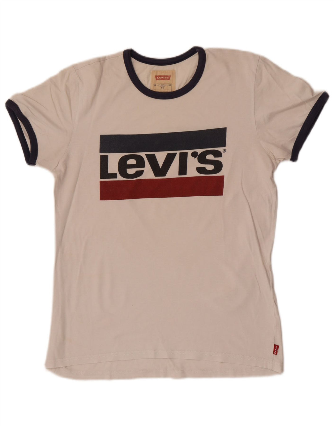 Gornja majica kratkih rukava Levi's Boys Graphic T-Shirt 15-16 Years White