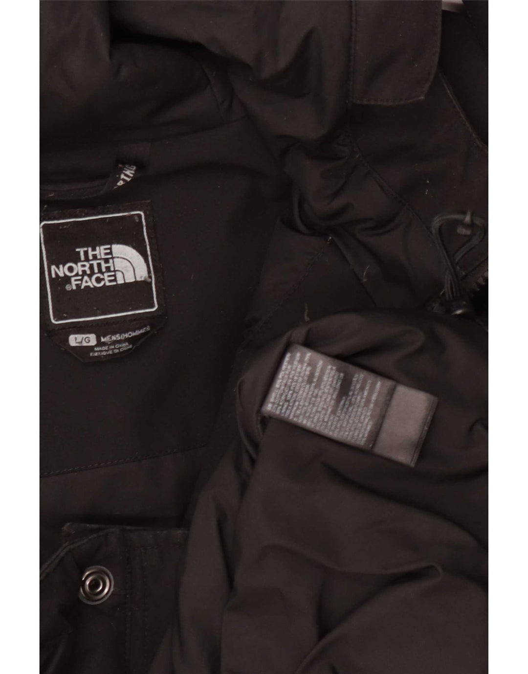 The North Face muška parka jakna s kapuljačom UK 40 veliki crni poliester