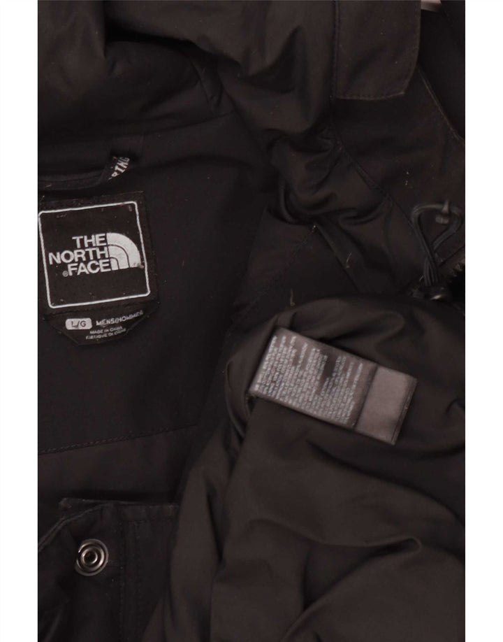 The North Face muška parka jakna s kapuljačom UK 40 veliki crni poliester