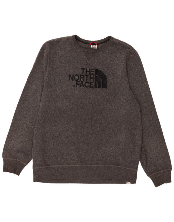 The North Face muška majica s grafičkim motivima XL sivi pamuk