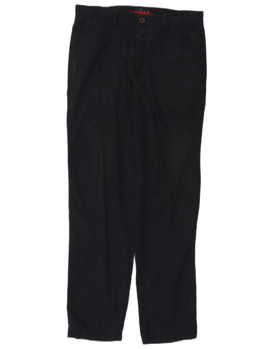 TRUSSARDI muške ravne chino hlače IT 50 Large W30 L31 tamnoplave