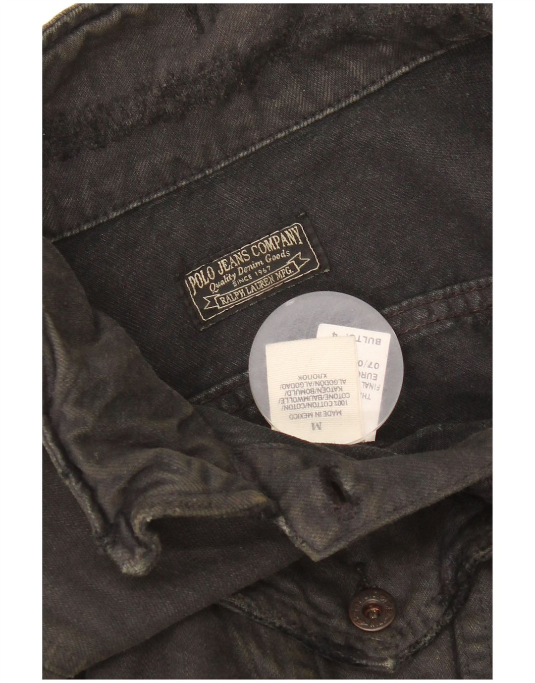 Polo Ralph Lauren ženska jakna od kratkog trapera UK 14 srednje crna