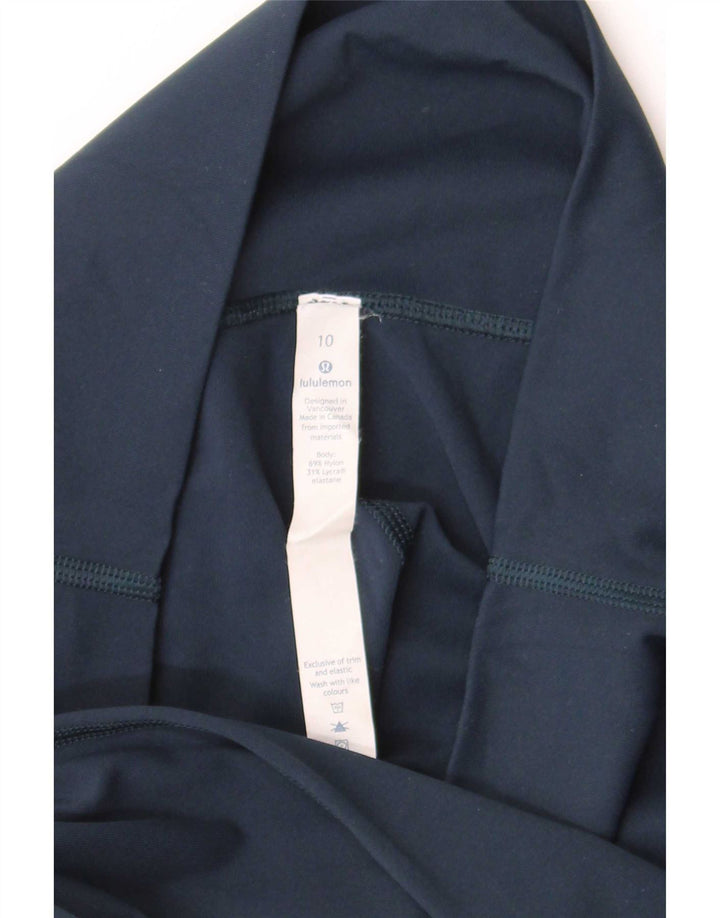 Lululemon ženske kapri tajice US 10 velike tamnoplave najlonske