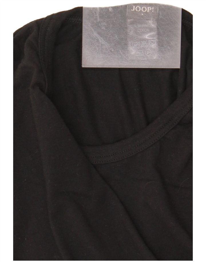 JOOP Muška majica kratkih rukava Velika crna pamučna majica