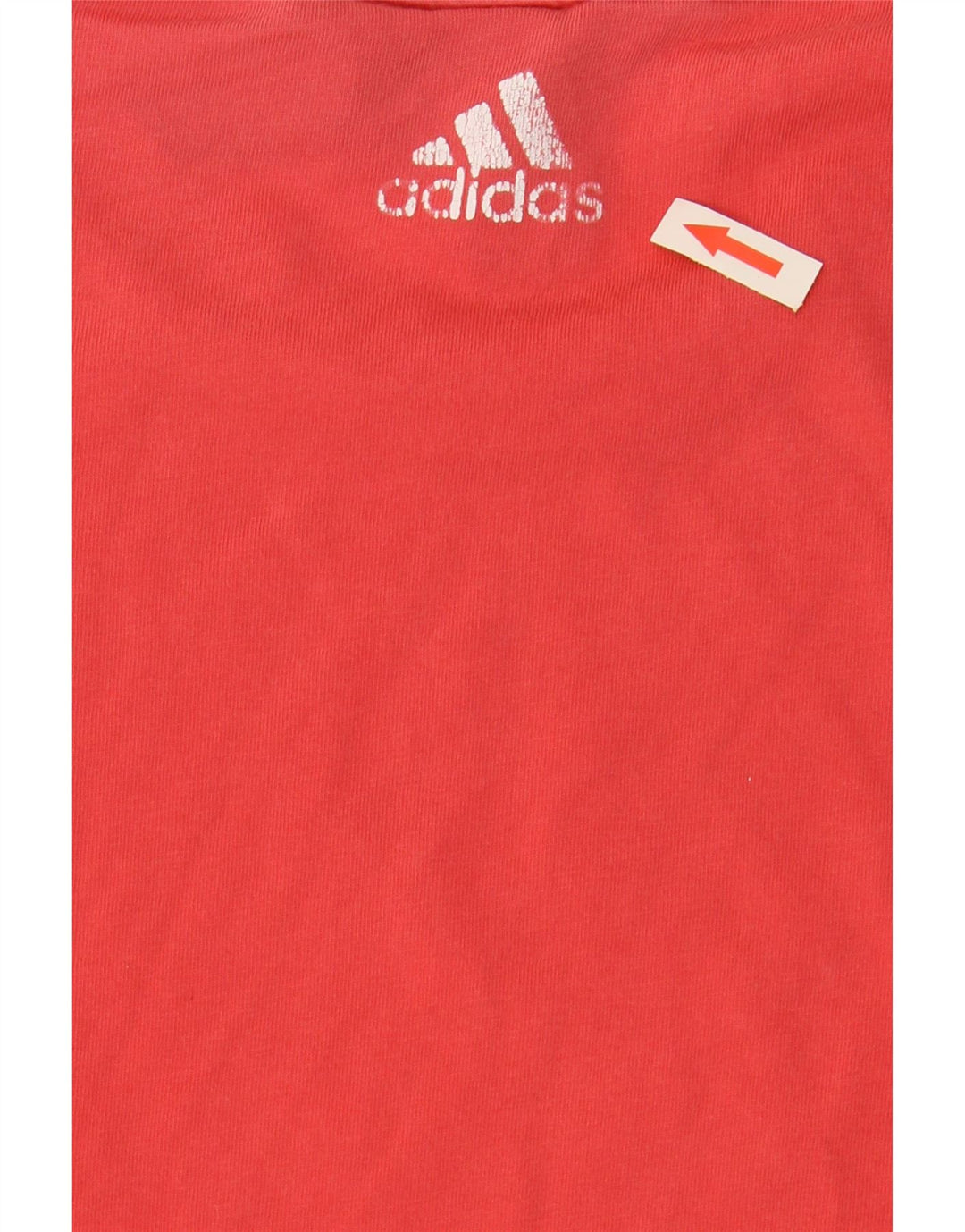 ADIDAS ženska majica kratkih rukava s grafičkim motivima UK 18 XL, crveni pamuk