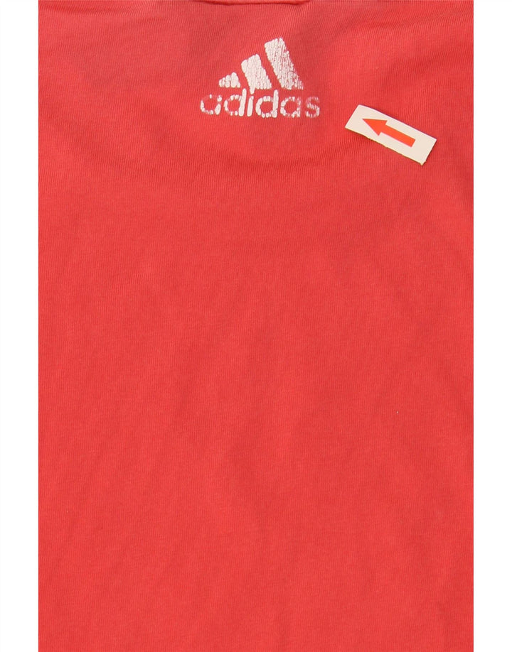 ADIDAS ženska majica kratkih rukava s grafičkim motivima UK 18 XL, crveni pamuk