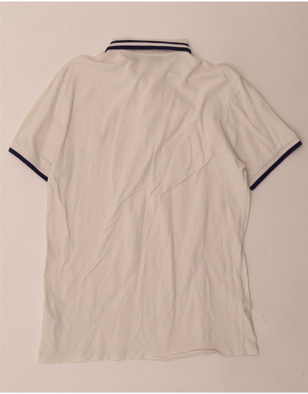 Fred Perry muška polo majica 2XL bijeli pamuk na pruge
