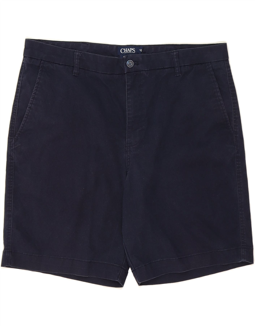 CHAPS Mens Chino Shorts W38 XL Navy Blue Cotton Vintage Chaps and Second-Hand Chaps from Messina Hembry 