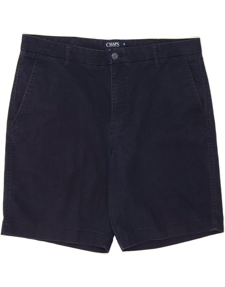 CHAPS Mens Chino Shorts W38 XL Navy Blue Cotton Vintage Chaps and Second-Hand Chaps from Messina Hembry 