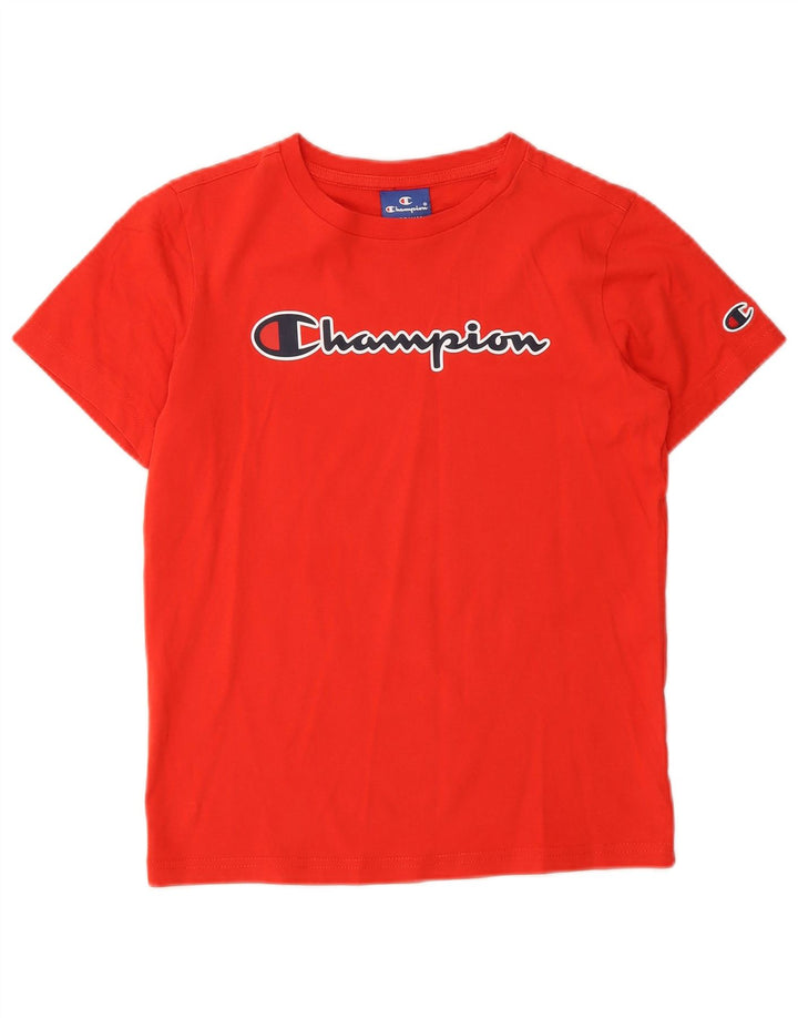 Majica kratkih rukava Champion Boys Graphic T-Shirt 9-10 Years srednje crvena
