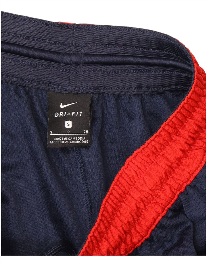 Male sportske kratke hlače Nike Dri Fit od tamnoplavog poliestera