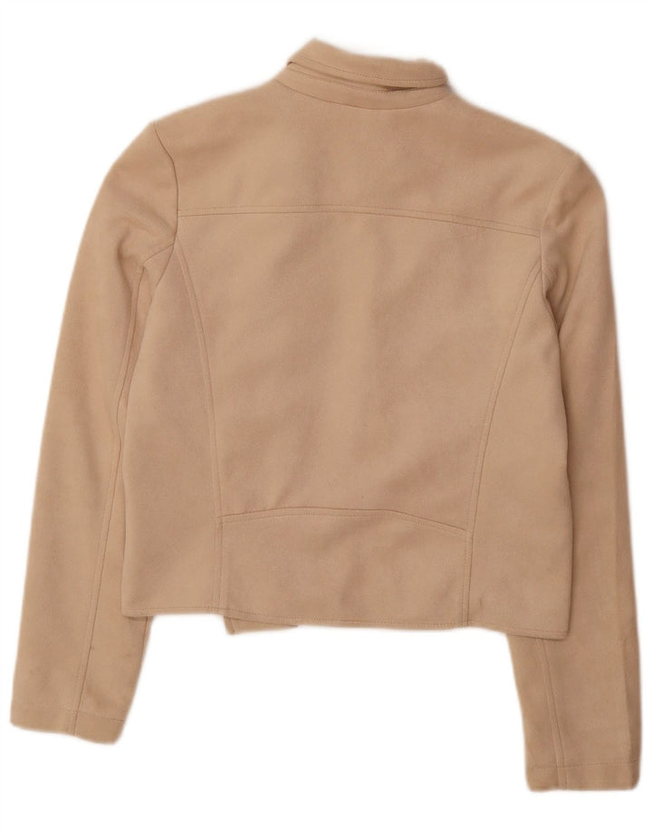 GUESS Ženska bomber jakna UK 10 Small Beige Poliester