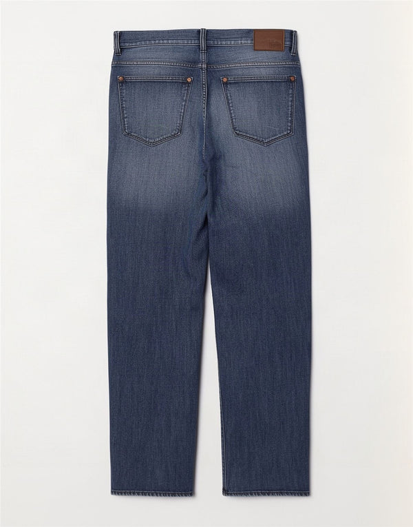 Hugo Boss Mens Stretch Straight Jeans W32 L30 Navy Blue Cotton