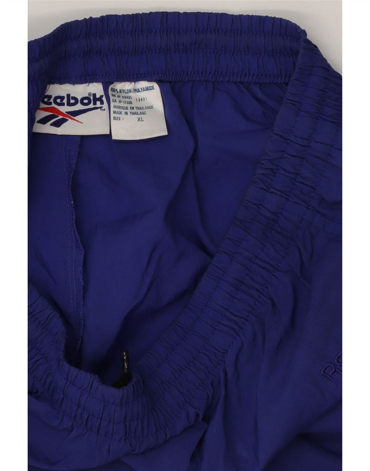 REEBOK Muška trenirka Hlače Joggers XL Ljubičasti poliester