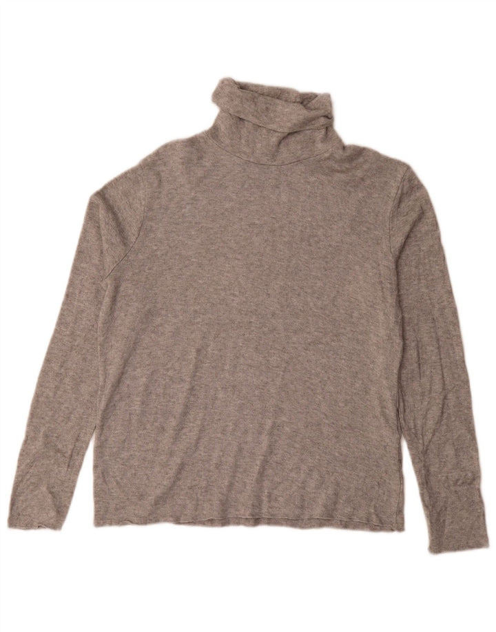 Zara ženski pulover s rol izrezom UK 16 Large Gray