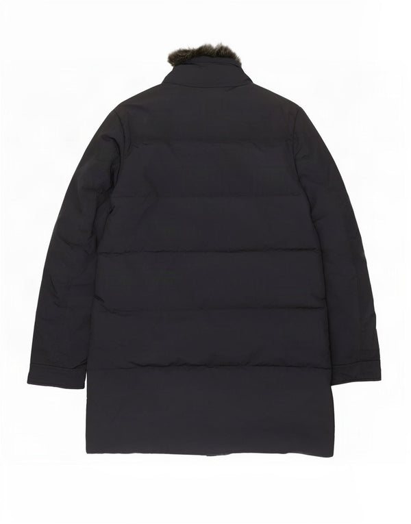 Woolrich muški podstavljeni kaput UK 38 Srednji tamnoplavi poliester