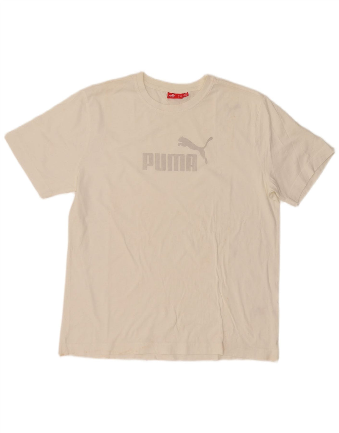 Puma muška velika bijela majica s grafičkim motivima
