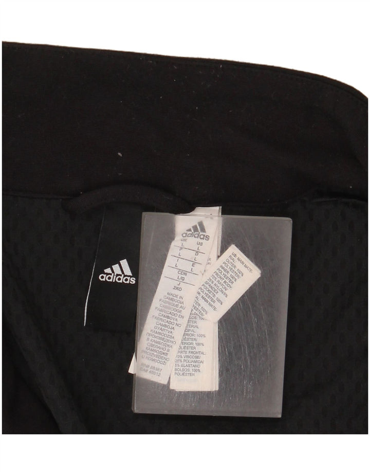Adidas gornji dio trenirke s patentnim izrezom i velikim crnim poliesterom