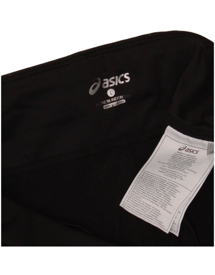 Asics ženske tajice UK 14 velike crne poliesterske sportske