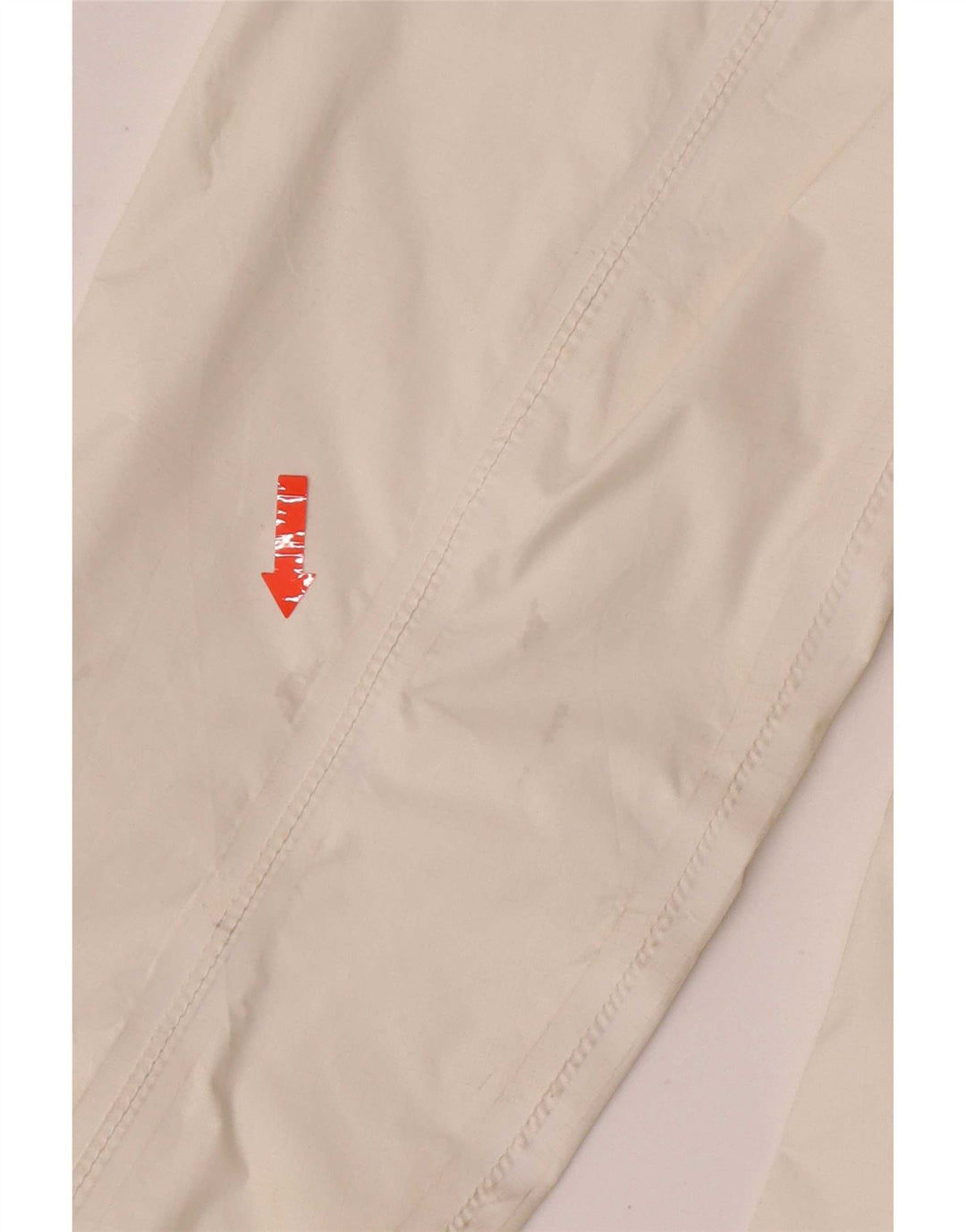 The North Face ženska kišna jakna s kapuljačom UK 14 Srednje bijeli najlon