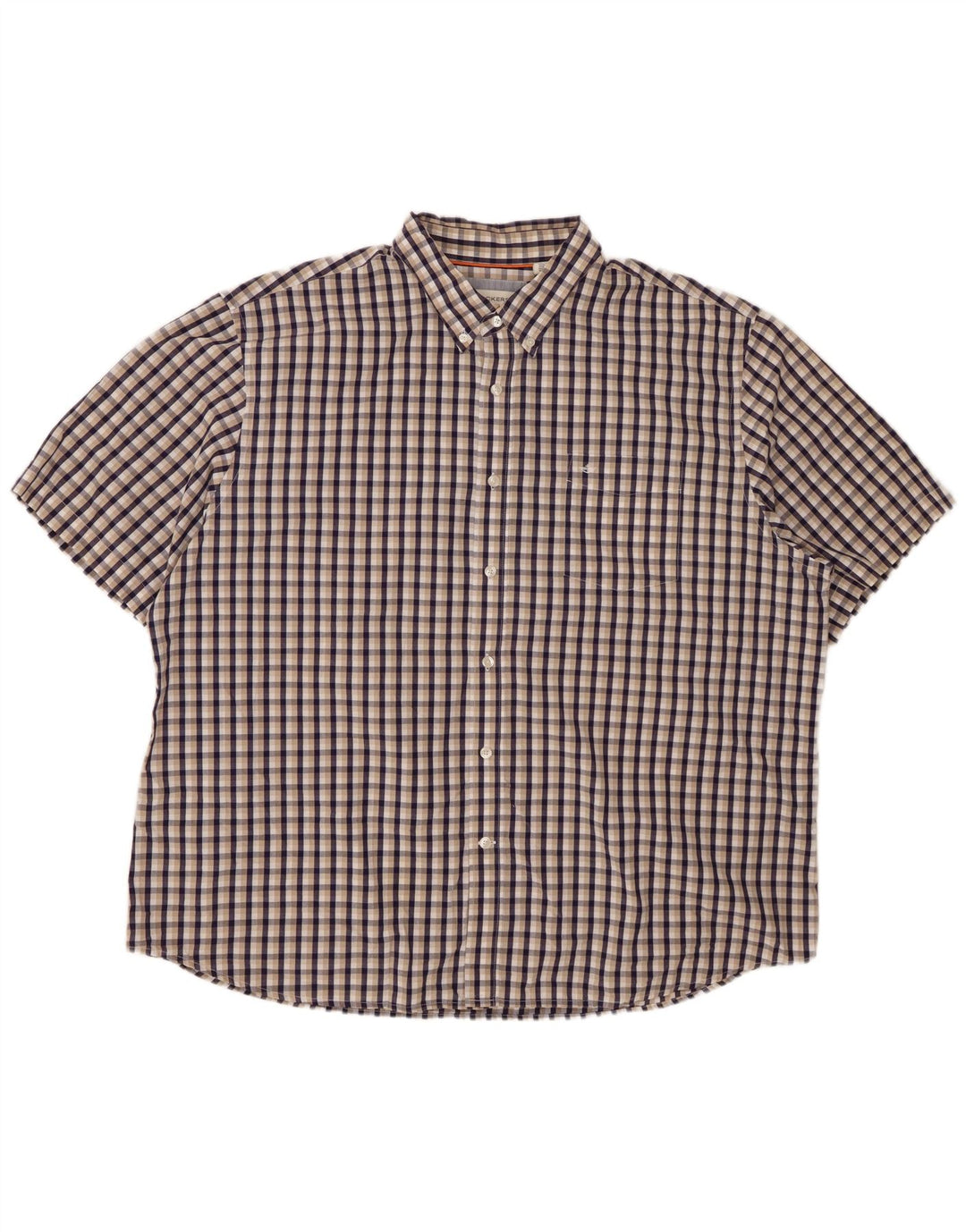 DOCKERS Muška košulja kratkih rukava 2XL šareni karirani pamuk