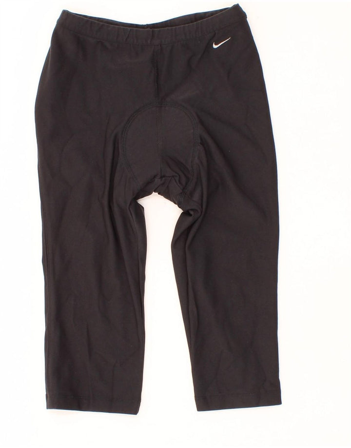 NIKE Womens Capri Leggings US 0/2 XS  Black Polyester Vintage Nike and Second-Hand Nike from Messina Hembry 