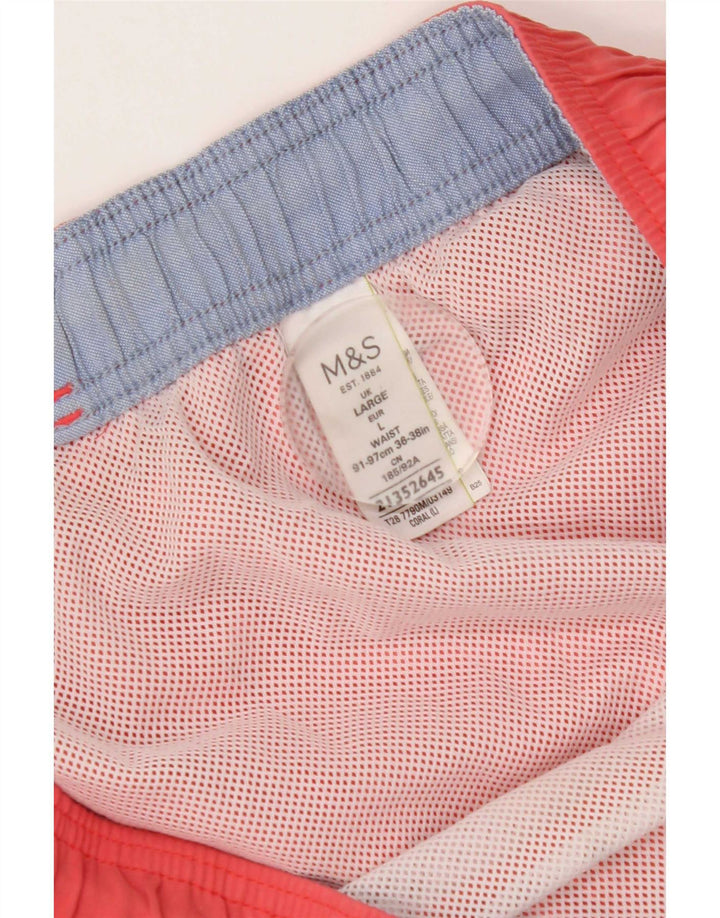 Marks & Spencer muške kratke hlače za plivanje, veliki ružičasti pamuk