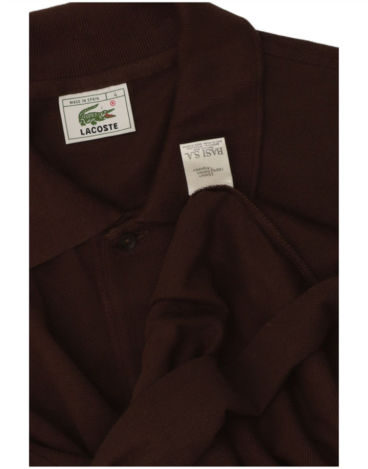 Lacoste muška polo majica veličine 4, srednje smeđi pamuk