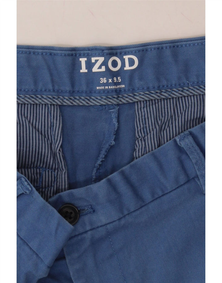 IZOD Mens Chino Shorts W36 Large  Blue Cotton Vintage Izod and Second-Hand Izod from Messina Hembry 