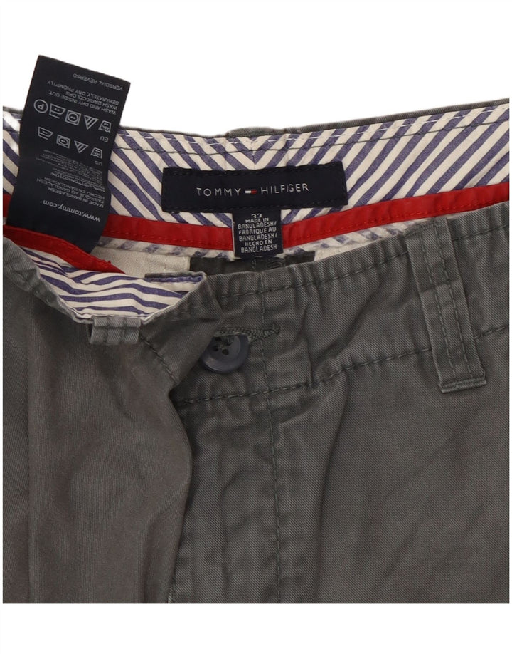 Tommy Hilfiger muške kargo kratke hlače W33 srednje sivi pamuk