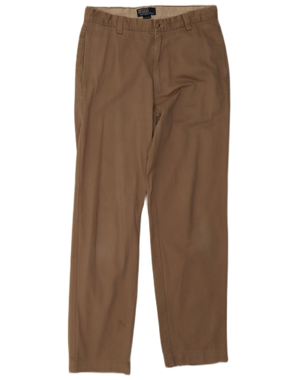 Polo Ralph Lauren muške Chatfield hlače ravne chino hlače W33 L32 Kaki