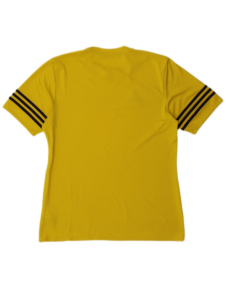 Adidas muška majica Climalite, veliki žuti poliester