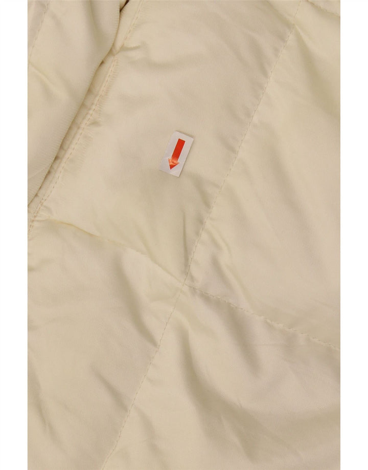 BELFE & BELFE Womens Hooded Padded Jacket IT 42 Medium White