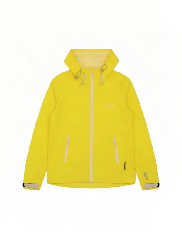 Superdry ženska kišna jakna s kapuljačom UK 12 srednje žuti poliester
