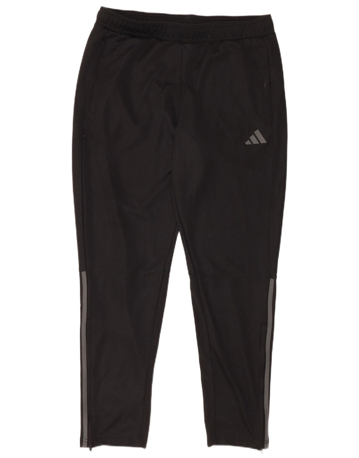 ADIDAS muške Aeroready hlače za trenirku, velike crne poliesterske hlače