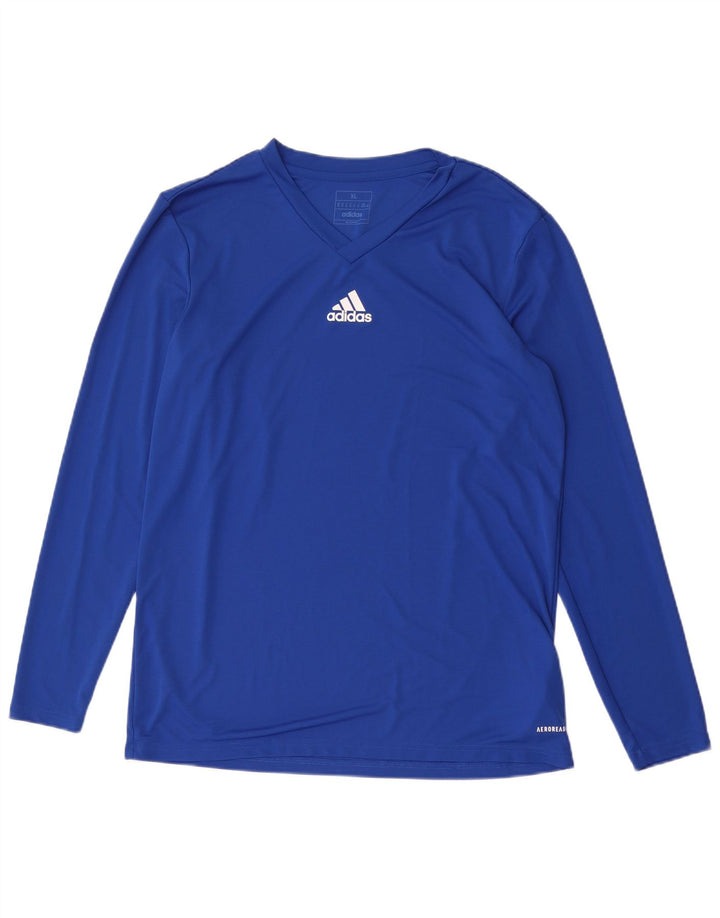 Adidas muška majica dugih rukava Aeroready XL plavi poliester