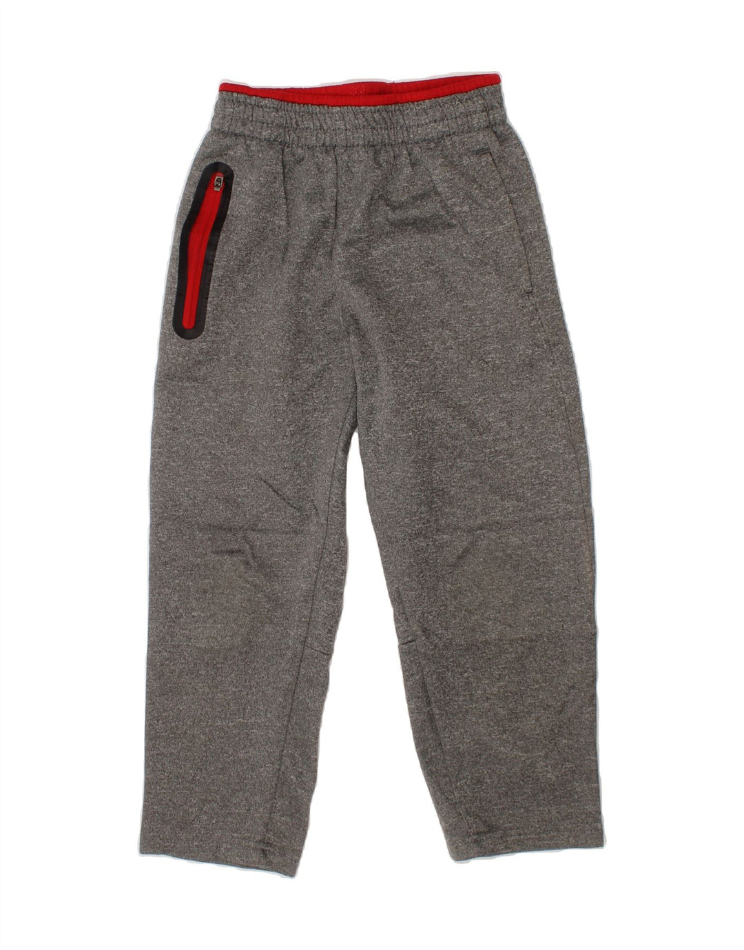 CHAMPION Boys Tracksuit Trousers 5-6 Years  Grey Flecked Polyester Vintage Champion and Second-Hand Champion from Messina Hembry 