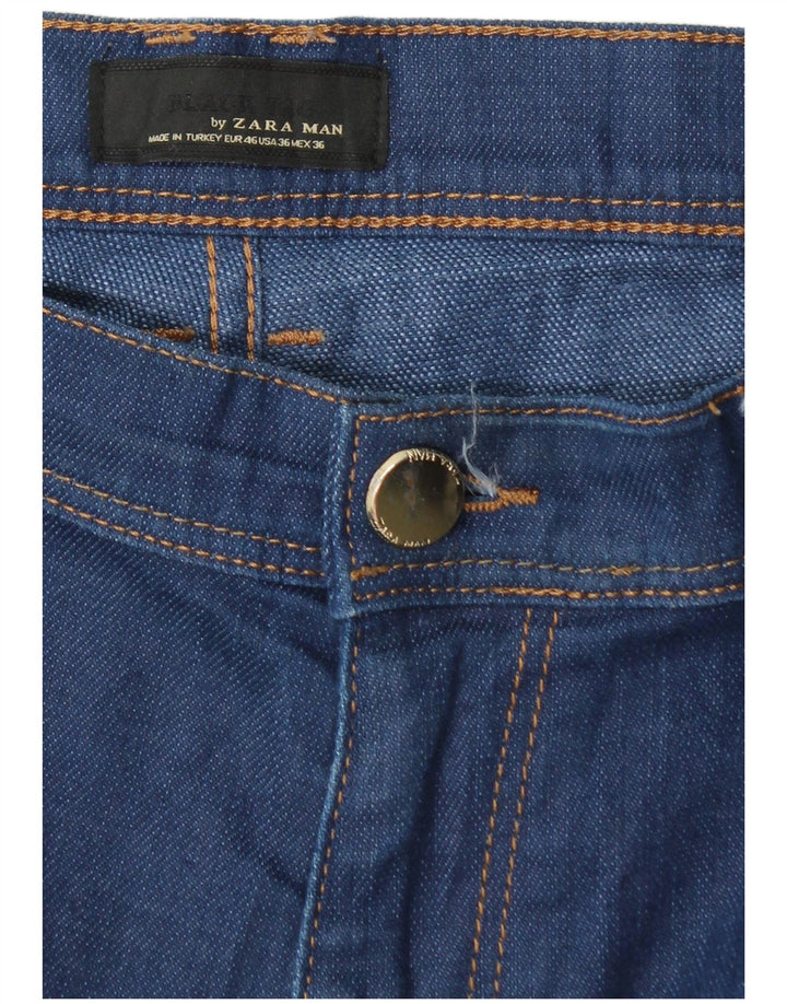 Zara muške uske traperice EU 46 XL W36 L34 Plave