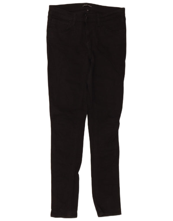 Levi's ženske uske traperice W30 L30 crni pamuk