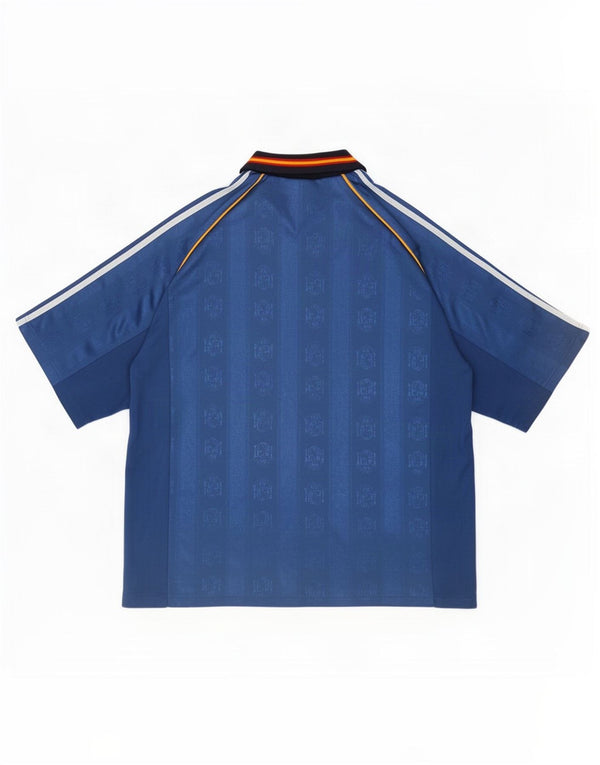 Adidas muška Španjolska 1999-2000 gostujuća nogometna majica XL Blue Colourblock