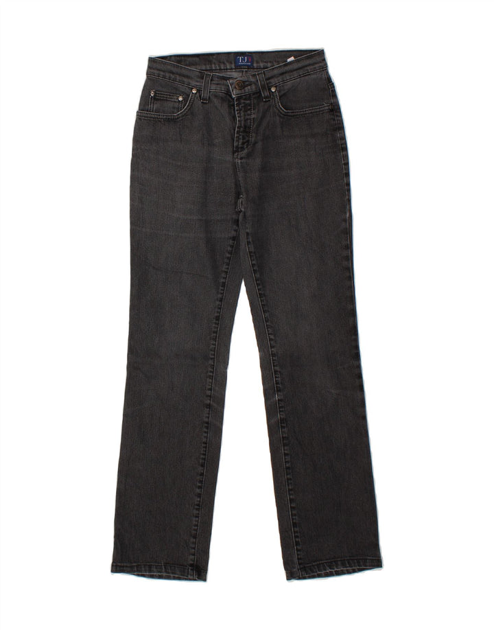 TRUSSARDI Womens Straight Jeans W26 L27 Grey Cotton Vintage Trussardi and Second-Hand Trussardi from Messina Hembry 