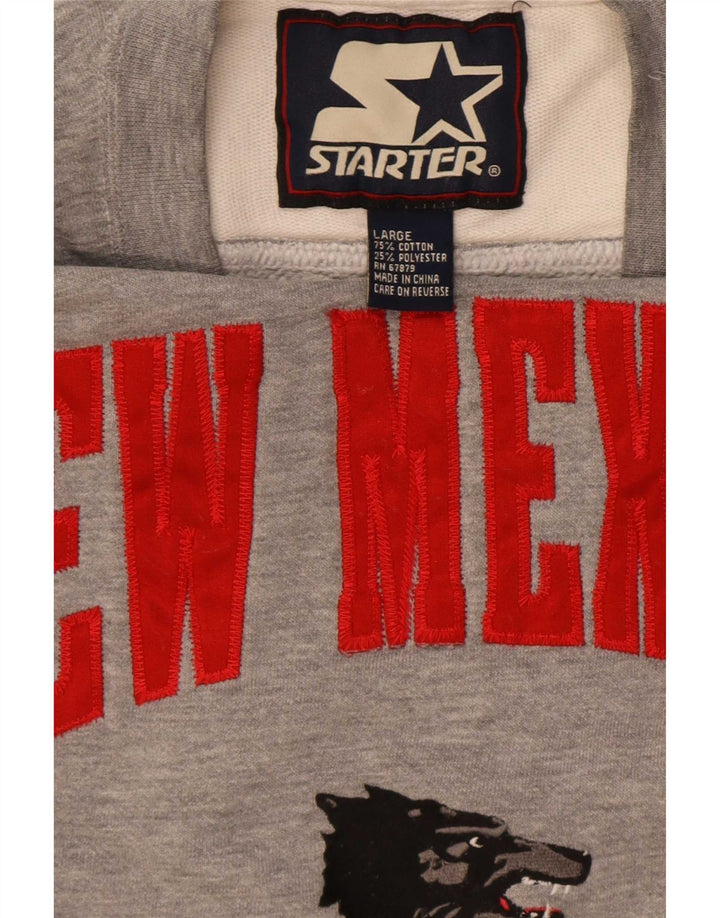 Starter New Maxico State Graphic Sweatshirt džemper s velikim sivim pjegama