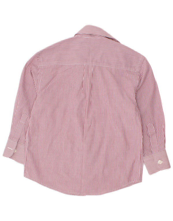 Ralph Lauren Boys Blake Relaxed Fit Shirt 3-4 Years Red Pinstripe Cotton