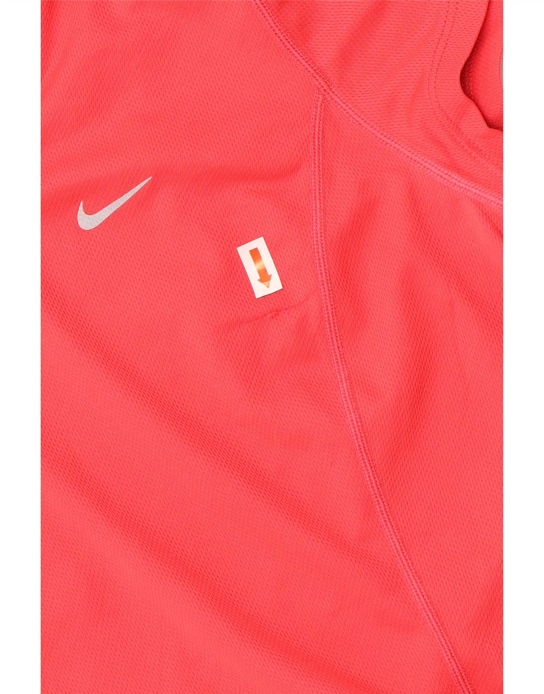 NIKE ženska majica kratkih rukava Dri Fit UK 12 srednje crvene boje
